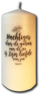 Kaars - Machtiger dan de golven van de zee.