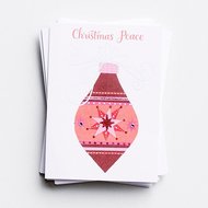 Set kerstkaarten 18 stuks Christmas Peace