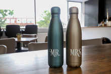 Mr and Mrs Water Bottle Set