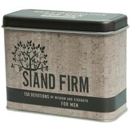 Stand firm prayer cards in tin 150 devot