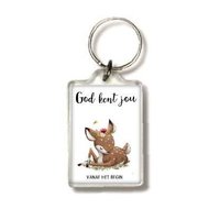 Sleutelhanger God kent jou hertje