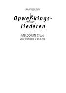 Opwekking muziekboek 845-857 in C-Bas