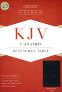 KJV Bible Ultrathin Reference Black