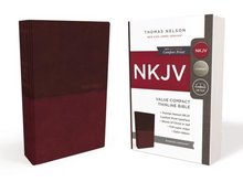 NKJV Compact thinline Bible bordeauxrood