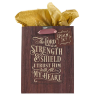 Gift bag The Lord is my Strength medium