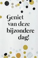 Kaart Geniet van deze bijzondere dag