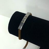 Armband Bold bruin touw