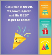 Kaart Birthday God's plan is good
