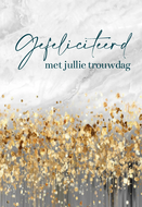 Kaart Gefeliciteerd met jullie trouwdag