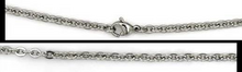Ketting 42 cm roestvrij staal ankerstijl