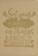 Journal Set your mind leer A5
