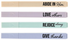 Markeerstiften Abide in Him neutrale kleuren set van 4