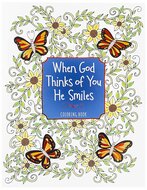 When God thinks of you He smiles kleurboek