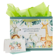 Gift bag Every good & perfect gift dieren groot+kaart