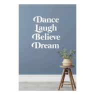 Kaart Dance laugh believe dream
