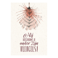 Kaart Hij beschermt je onder Zijn vleugels!
