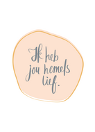 Kaart Ik heb jou hemels lief