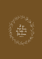 Poster Ik en mijn huis Jozua 24:15