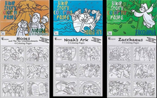 Kleurplaten Moses, Noach, Zacheus