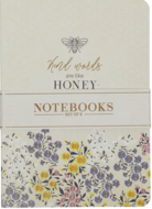 Notitieboeken Kind words are like honey set van 3 groot