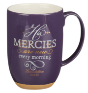 Mok His mercies are new 444 ml paars