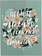 Notitieboek preken Because He lives