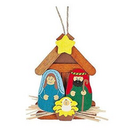 Craft kit nativity ornament 1 (set van 2
