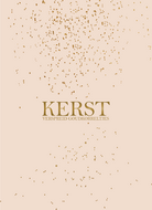 Kaart Kerst - Verspreid goudkorreltjes