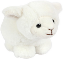 Knuffel Schaap in balvorm 15 cm