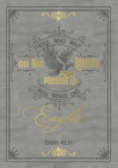 Journal Eagles luxleather Isaiah 40:31