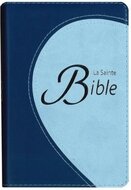 Franse Bijbel Segond 1910 blauw kunstleer