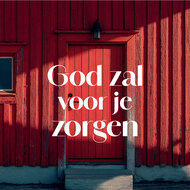 Kaart God zal voor je zorgen
