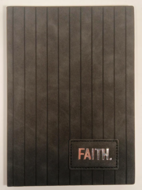 Journal Faith A5 14x21 cm zwart