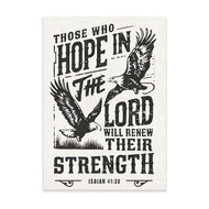 Poster 'Hope in the Lord' A3
