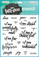 Stickervellen 'Who am I in Christ' 40 stickers