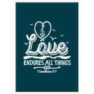 Kadobord Love Endures All Things