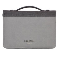 Bijbelhoes large 'Courage' luxleather