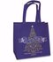 Kerst Tote bag Kerstboom Blauw