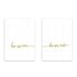 Posters Love you more Love you most set2