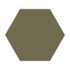 Muurhexagon olijfgroen