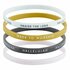 Armbandenset Praise the Lord siliconen 4 stuks