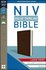 NIV Thinline Bible large print bruin kunstleer