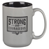 Mok Strong and courageous grijs 