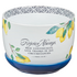 Plantenpot met schotel Rejoice always citroenen