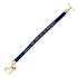 Wikkelarmband I can do all things donkerblauw