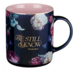 Mok Be still and know 414 ml bloemen roze