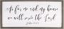 Wandbord As for me and my house 84,5 x 38,7 cm