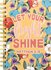 Journal Let your light shine ringband bloemen