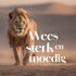 Kaart Wees sterk en moedig Leeuw