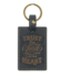 Sleutelhanger Trust in the Lord leer donkerblauw